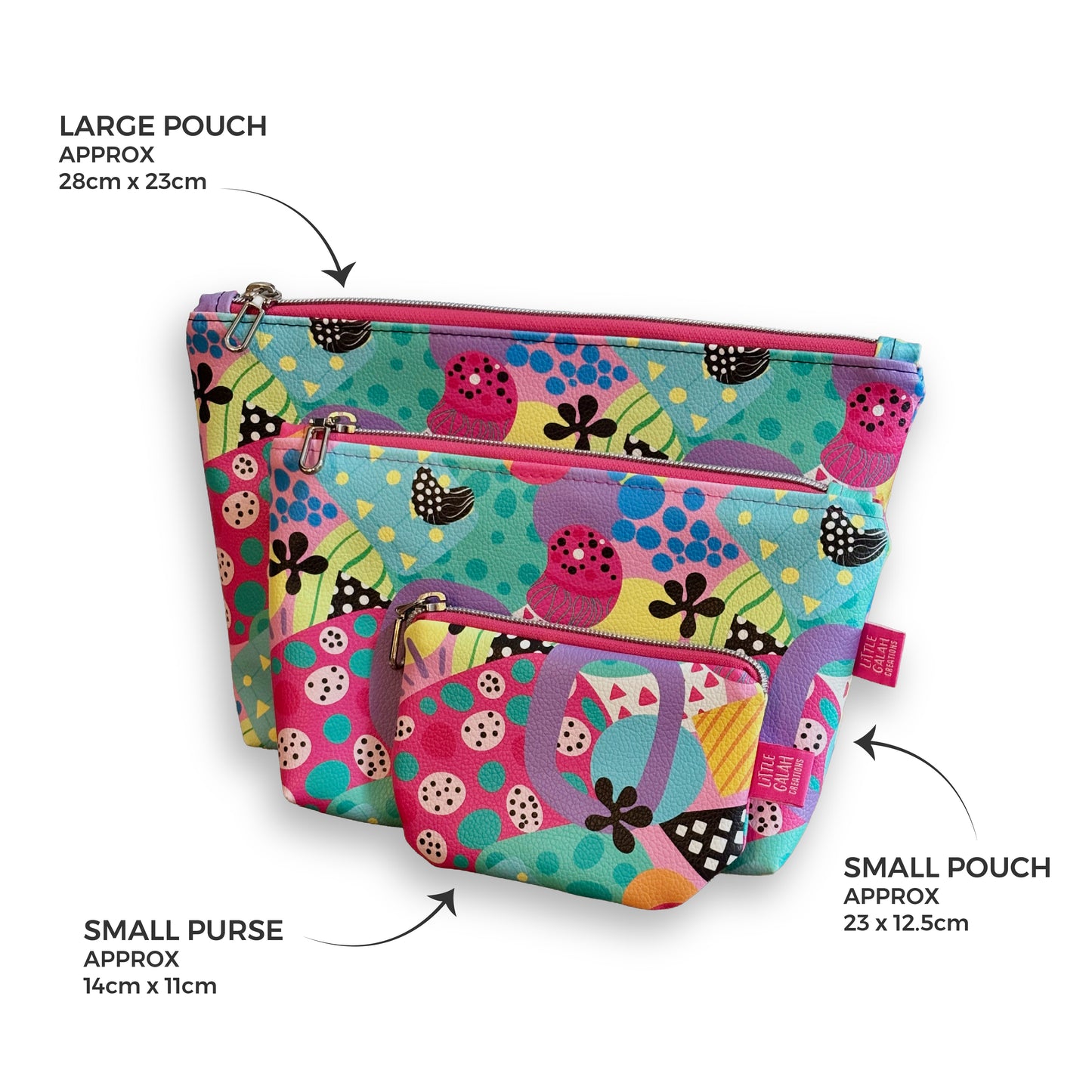 Small Travel Pouch - Protea Magic