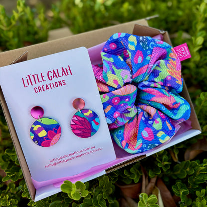 Earring & Scrunchie Gift Set