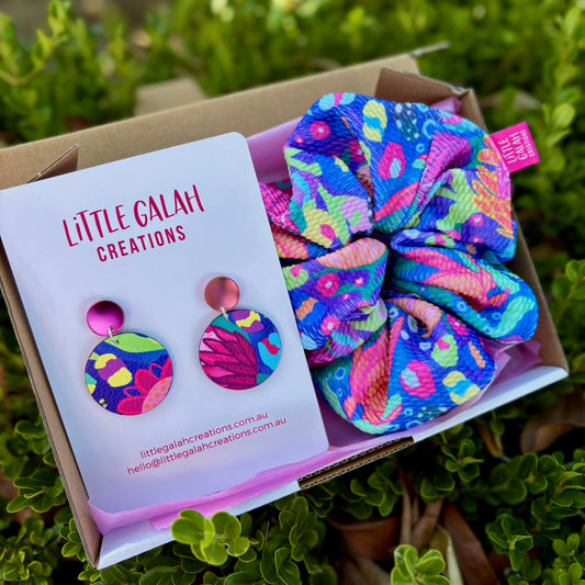 Earring & Scrunchie Gift Set
