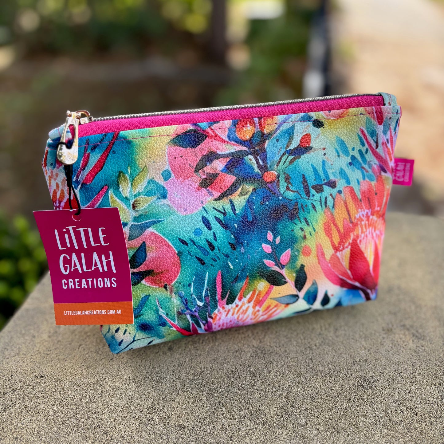 Small Travel Pouch - Protea Magic